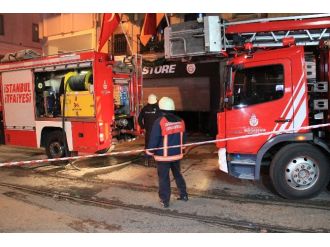 GS Store mağazasında korkutan yangın