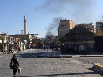 Yasaklı ilçeden dumanlar yükseldi çatışmalar şiddetlendi