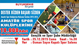 Spora Ve Sporcuya Destek