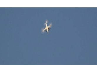 Polis havadan görüntü alıyordu böyle düşürüldü