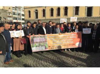 ODTÜ’de namaz kılanlara yönelik saldırıya protesto