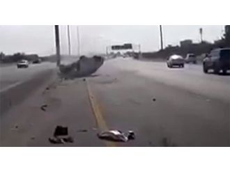 Otobandaki tartışma kazayla noktalandı