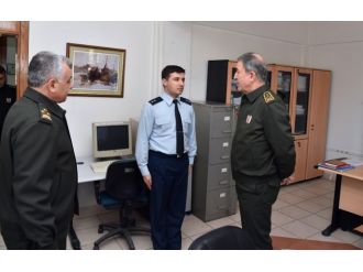 Orgeneral Akar incelemelerde bulundu