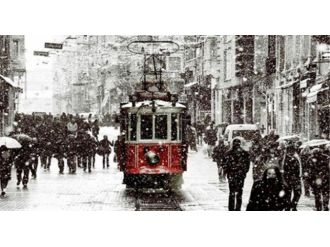 İstanbul’da kar yağışı