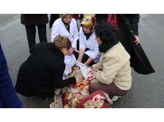 Öğretmen arkadaşları üşümesin diye...