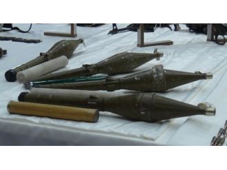 Teröristler roketleri bırakıp kaçtı