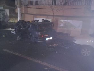 Polise yönelik saldırı kamerada