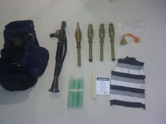 Sur’da roketatar ve mühimmat ele geçirildi