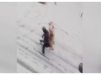 Bu da Türk usulü kayak