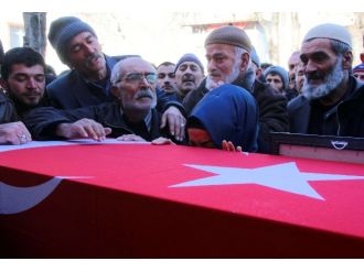 Şehit polis memuru son yolculuğuna uğurlandı