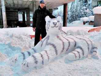 Kardan kaplana büyük ilgi