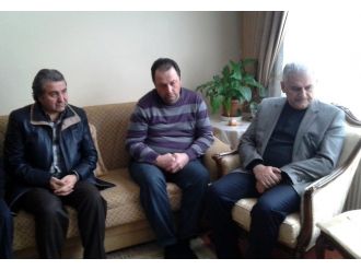 Bakan Yıldırım’dan o işçi ailelerine taziye ziyareti
