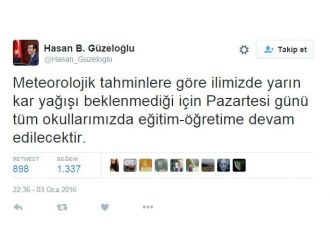 Valilik hesabını çalıp tatil ilan ettiler