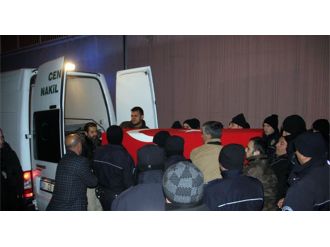 Şehit polisin cenazesi Kayseri’ye getirildi