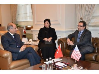 ABD Büyükelçisi Bass’ı kabul etti