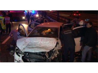 TEM’de trafik kazası! 1 ölü, 3 yaralı