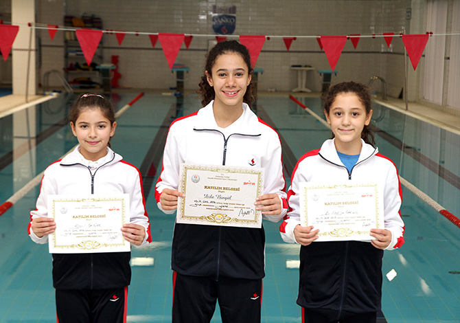 Sanko Öğrencilerinin Yüzme Başarısı