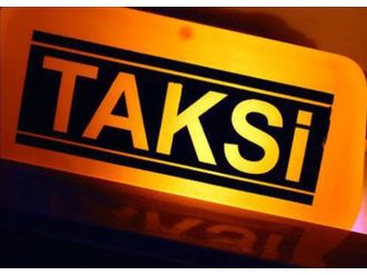 Taksiciler sigorta zammını böyle protesto etti