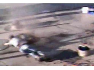 Yer altı tankı öyle bir patladı ki…