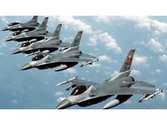 12 F-16 uçağı Suriye sınırında