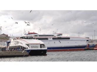 Deniz ulaşımına kar engeli