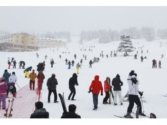 Uludağ’da kar bereketi
