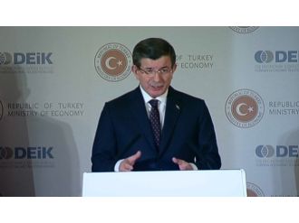 Davutoğlu iş adamlarına hitap etti