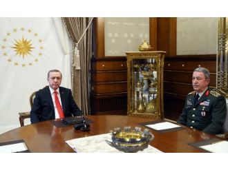 Erdoğan Genelkurmay Başkanını kabul etti