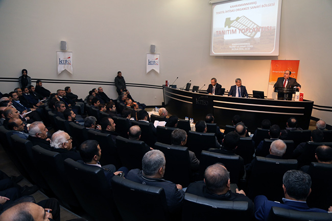 Tekstil İhtisas OSB Tanıtım Toplantısı Yapıldı