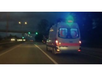 Polis şüphelendiği ambulansı durdurunca...