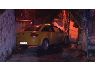 Gasp edilen taksici kaza yaptı