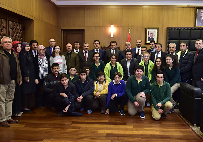 Erkoç TEOG Şampiyonlarını Ağırladı