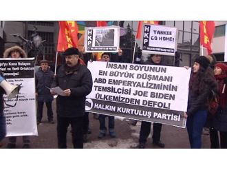 ABD Büyükelçiliği önünde protesto