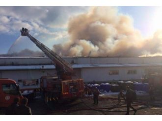 Çanakkale’de fabrika yangını