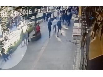 Antalya’daki patlama anı kamerada