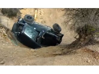 Cip uçurumdan böyle yuvarlandı