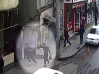 Kapkaççılar güvenlik kamerasında