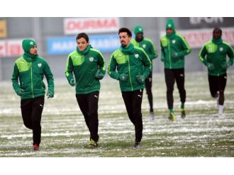 Bursaspor, Eskişehir maçına hazırlanıyor