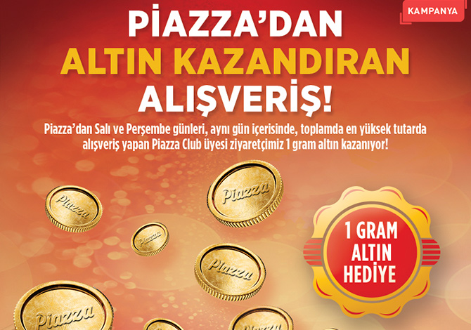 Piazza’da Altın Günleri Başlıyor