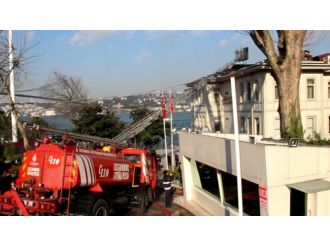 Beylerbeyi Polisevi’nde yangın