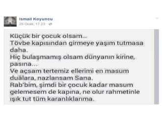 Öldürülmeden önce dikkat çeken mesaj