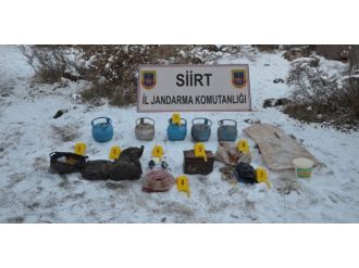 Terör örgütüne ait mühimmat ele geçirildi