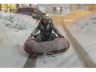 Laz’ın kayağı böyle olur