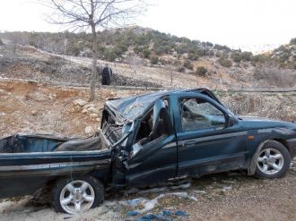 dağdan kopan kaya bu hale getirdi