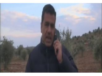 Canlı yayında roket düştü