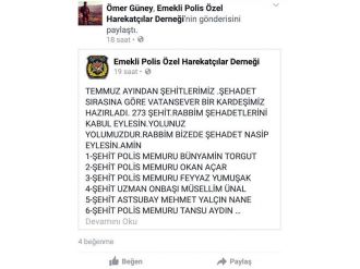 Paylaştığı listeye kendi adı da eklendi