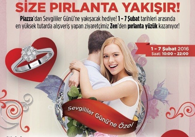 Piazza’dan Pırlanta Yüzük Hediye