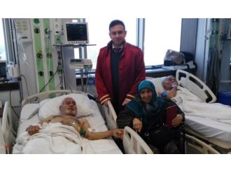 63 yıllık evlilik yoğun bakımda resmileşti