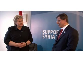 Davutoğlu Norveçli mevkidaşıyla görüştü