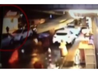 Pompalı dehşet kamerada